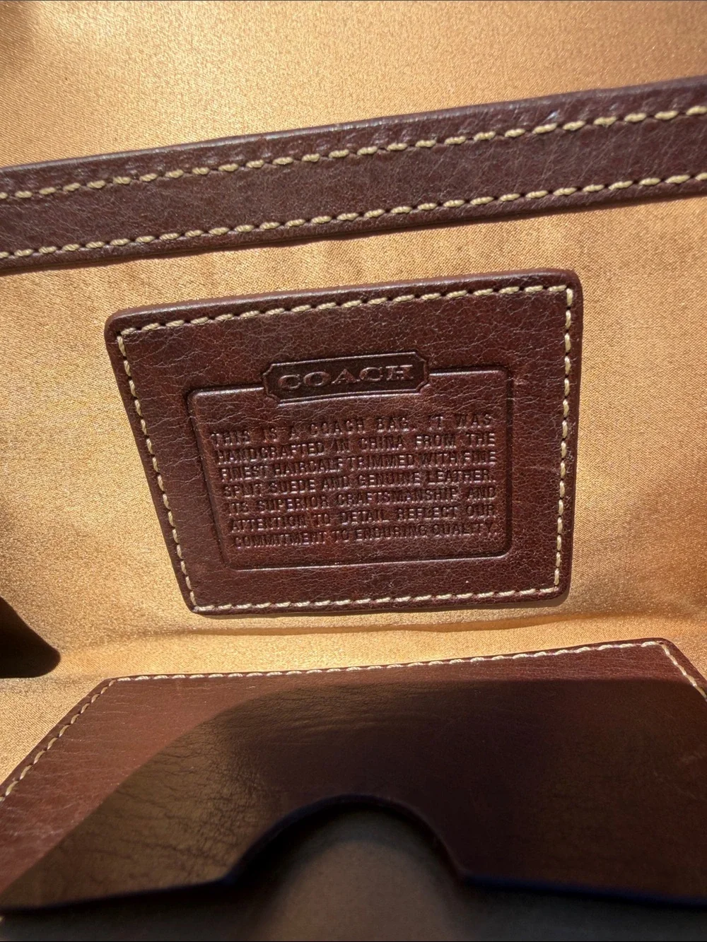 HTF Rare Vintage Coach Madison Ocelot haircalf suede bag & matching wristlet